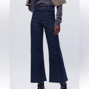 Zara Marine High Rise Straight Jeans